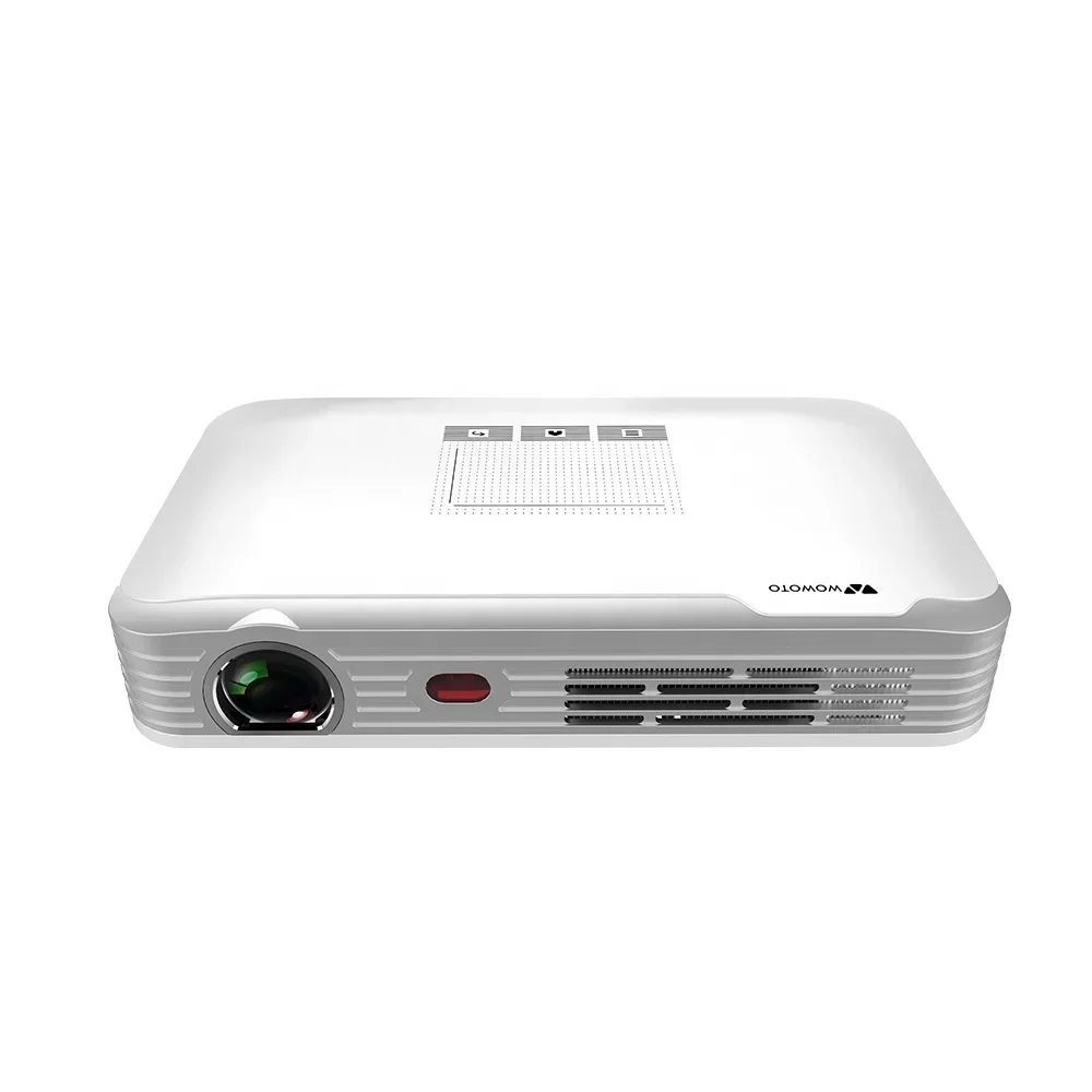 Novo WOWOTO T9S Max: 450 ANSI  - Mini Portable Projector Rechargeable Battery avaliação e preço