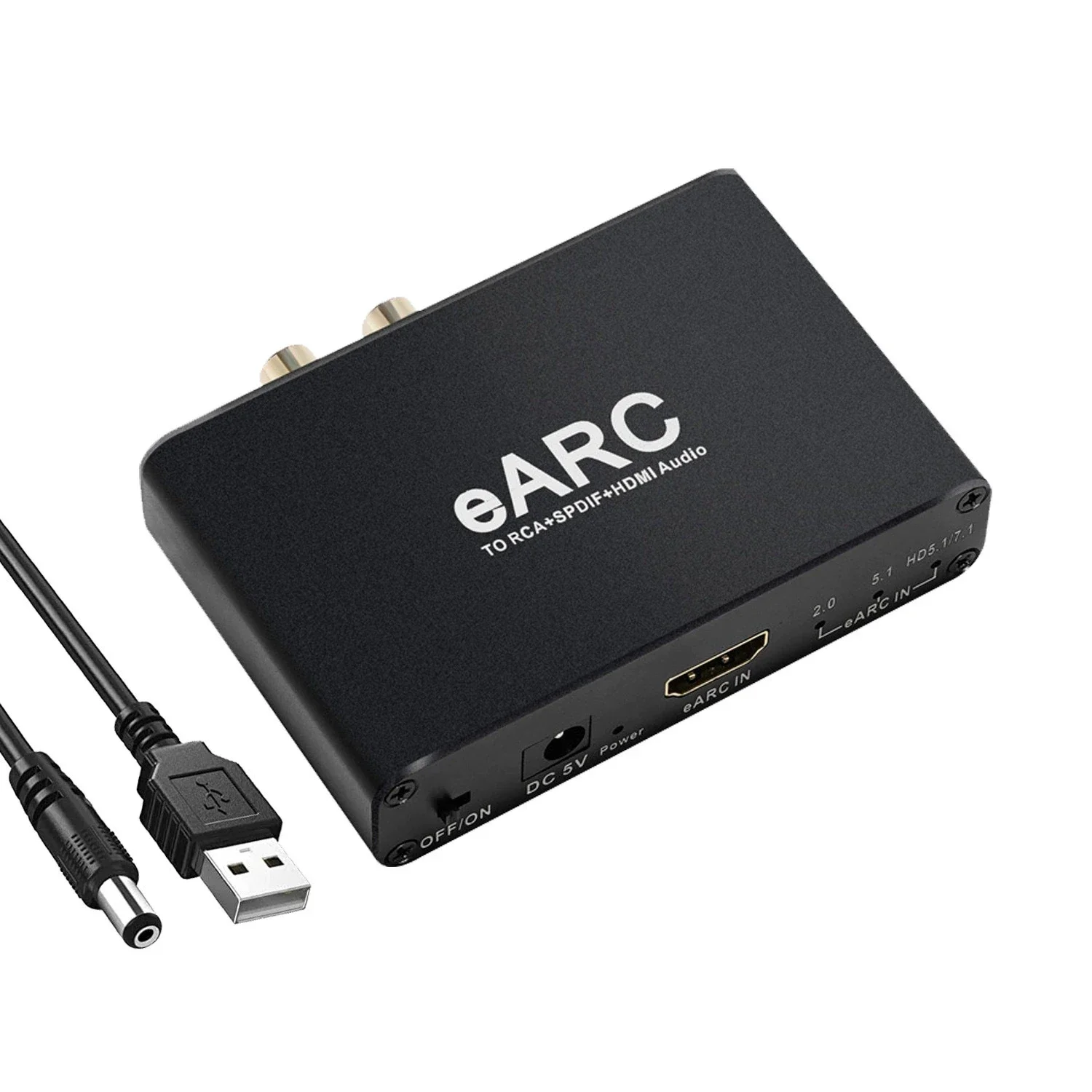 Extrator de Áudio 192KHz HDTV  - Optical Audio Hdmi Earc Extractor avaliação e preço