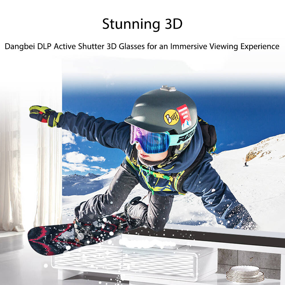 Acessórios para Projetores Dan - Active 3D Glasses Dlp Link Projector avaliação e preço