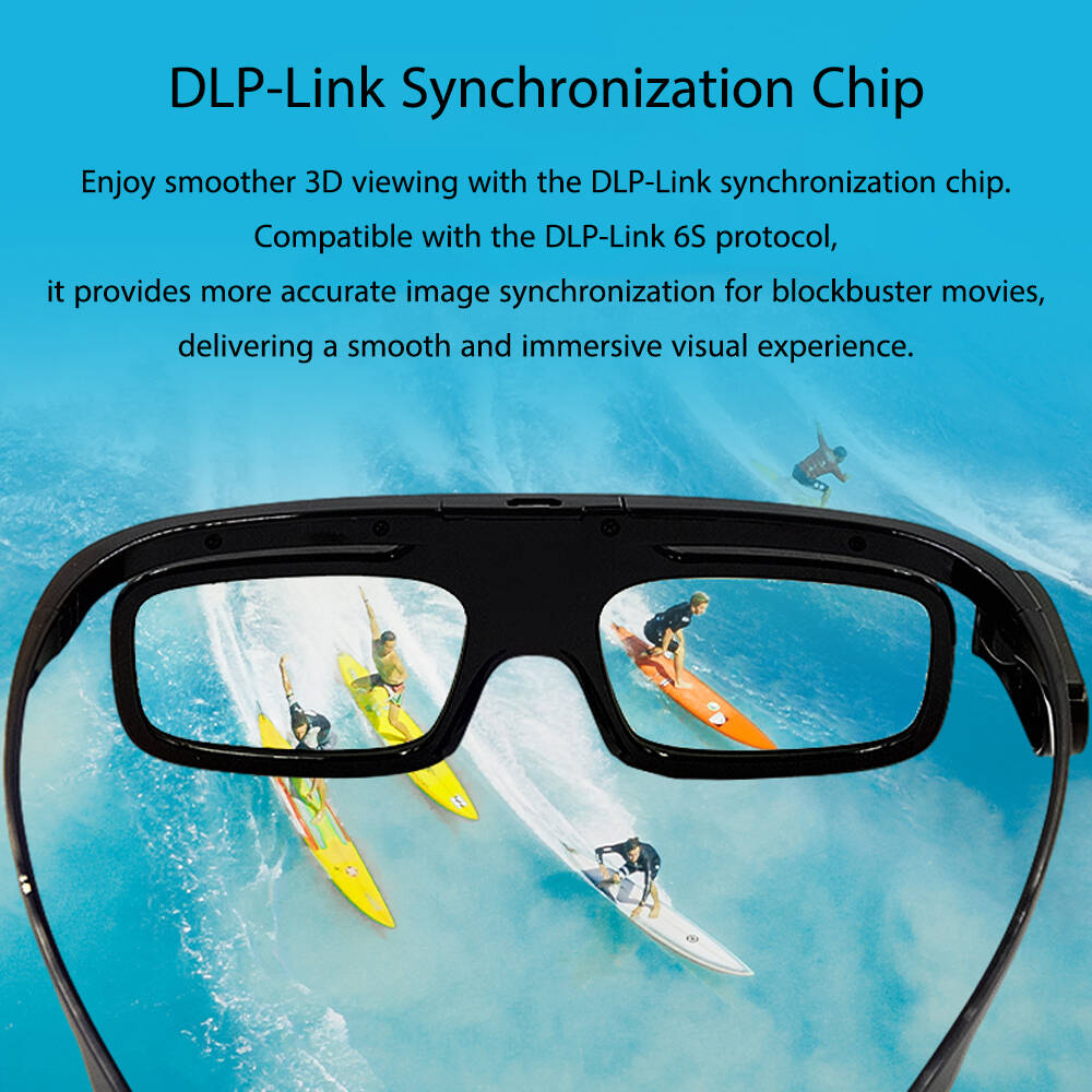 Acessórios para Projetores Dan - Active 3D Glasses Dlp Link Projector avaliação e preço